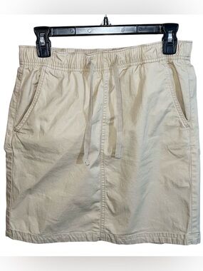 L.L. Bean Skirt Women’s 6 Regular Tan Khaki Favorite Fit Casual Short